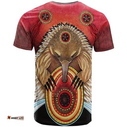 aboriginal t shirt australian echidna