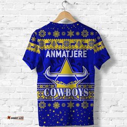 anmatjere cowboys football club t shirt christmas simple style