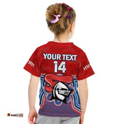 custom text and number knights anzac 2023 t shirt camouflage poppy mix aboriginal
