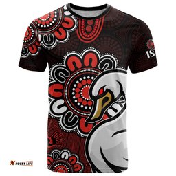 afl sydney swans 1874 aboriginal t shirt