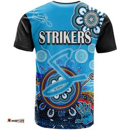 adelaide strikers t shirt cricket indigenous aboriginal lizard version