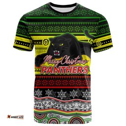 penrith panthers t shirt christmas mix aboriginal