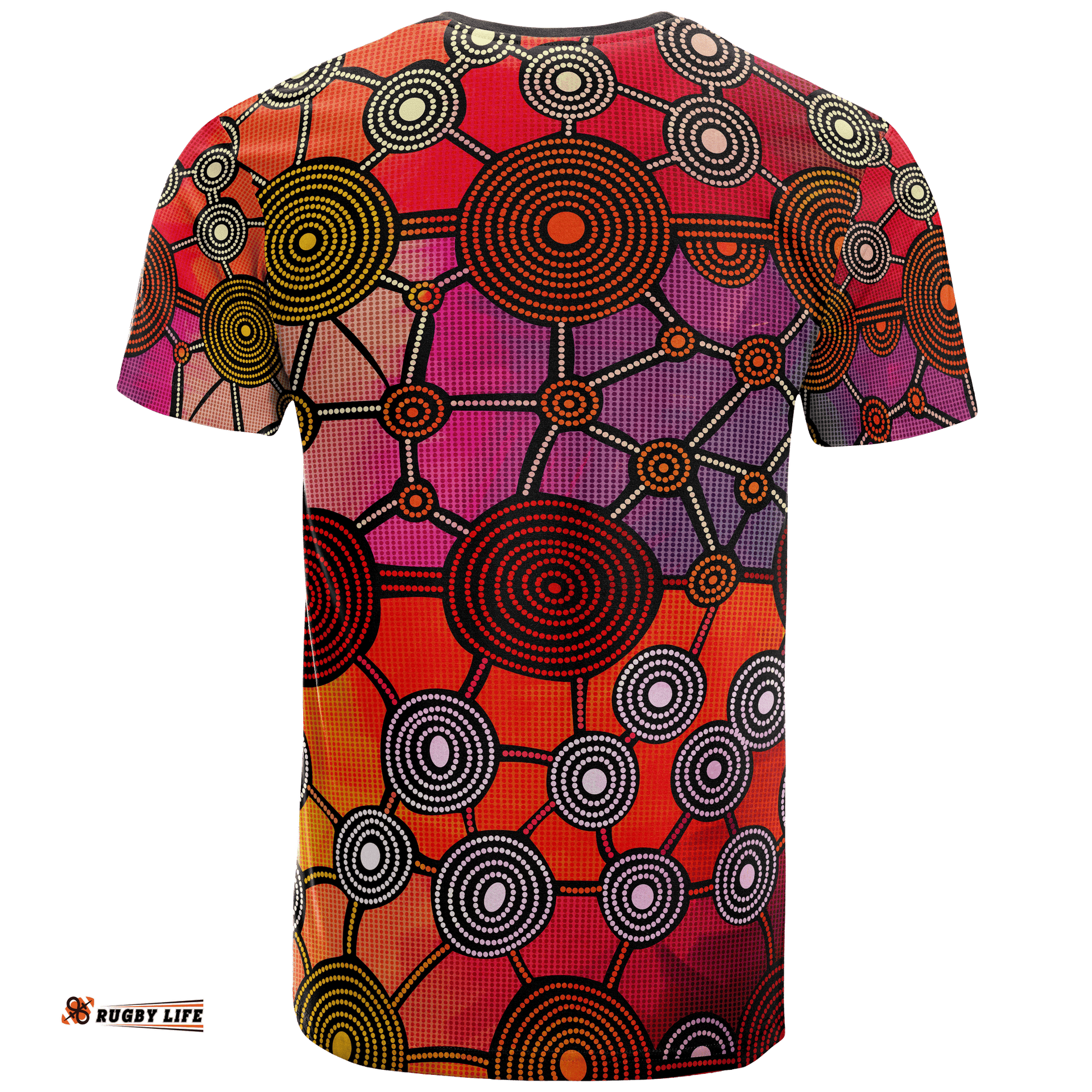 aboriginal t shirt circle dot painting