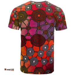 aboriginal t shirt circle dot painting