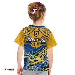 parramatta rugby 2023 t shirt go eels polynesian mix indigenous art