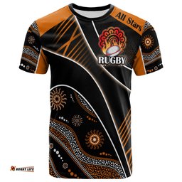 all stars rugby t shirt custom rugby ball in fire t shirt rlt13