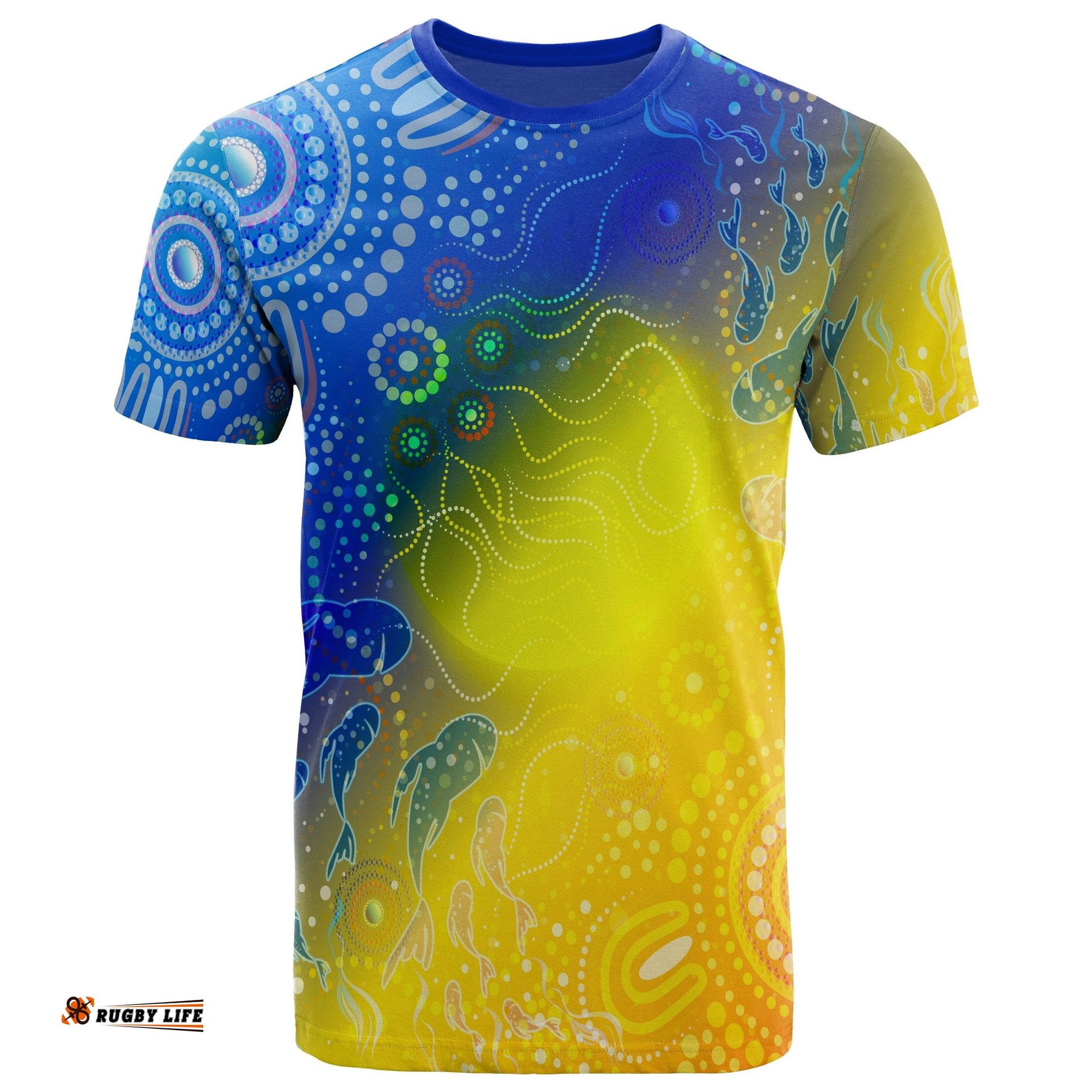 aboriginal t shirt indigenous fishing