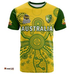 australia cricket t shirt aussie 2022 mens t20 world cup
