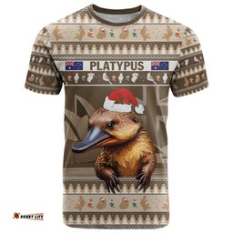 aussie platypus t shirt merry christmas