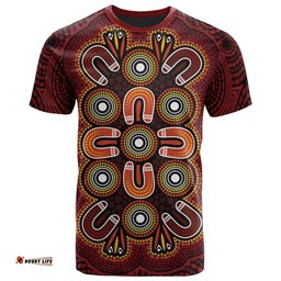 aboriginal t shirt aboriginal dot painting flowers style