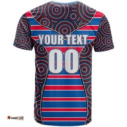 afl bulldogs t shirt mix dot aboriginal