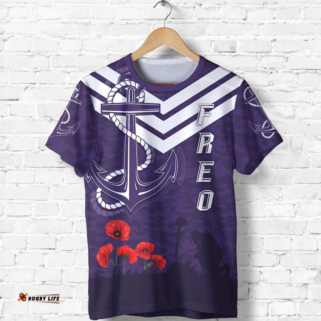 fremantle t shirt freo anzac dayAmazing Aussie