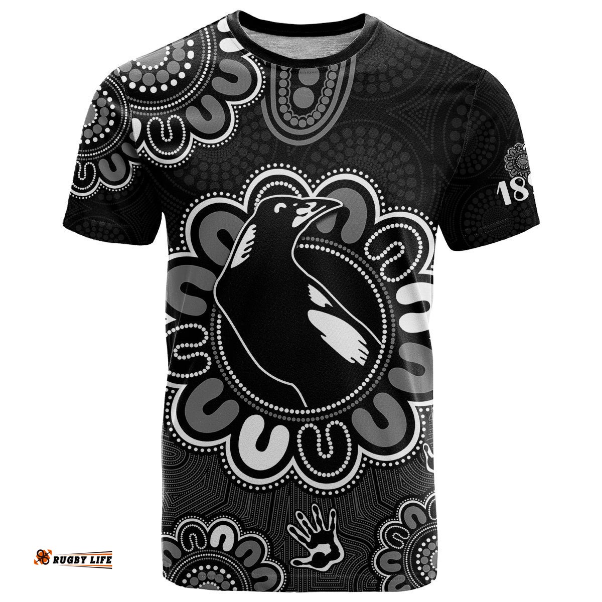 afl collingwood magpies 1892 aboriginal t shirt