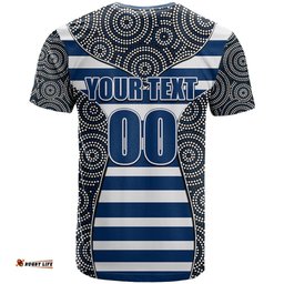 afl cats t shirt mix dot aboriginal