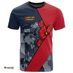 aboriginal t shirt anzac day