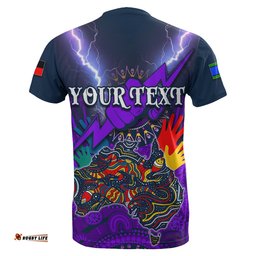 custom personalised naidoc melbourne storm t shirt aboriginal