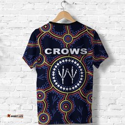 adelaide t shirt indigenous crows footprint