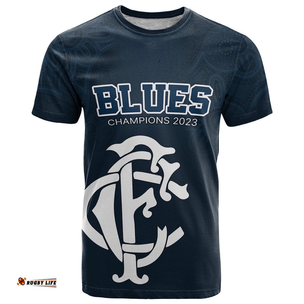 afl blues champions 2023 t shirt proud carlton aboriginal vibe