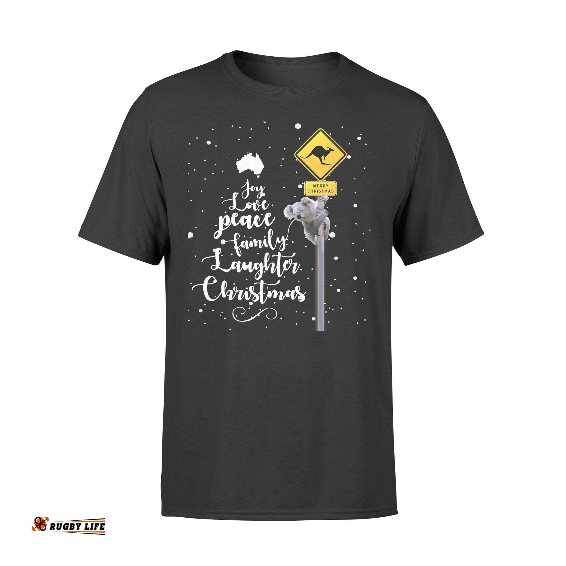 australia christmas t shirt koala t shirt kangaroo sign unisex