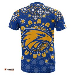 west coast eagles t shirt indigenous style