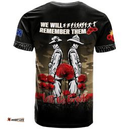 australia anzac 2022 t shirt camouflage with poppy