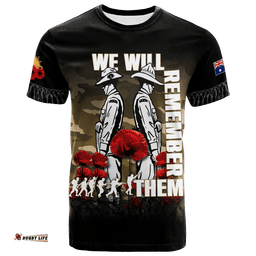 australia anzac 2022 t shirt camouflage with poppy