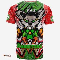 rabbitohs aboriginal rugby t shirt rabbitohs stand above the rest scratch style