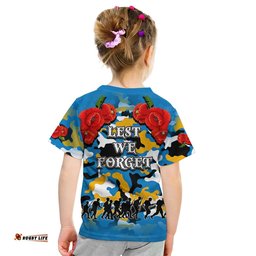 anzac day t shirt titans army style