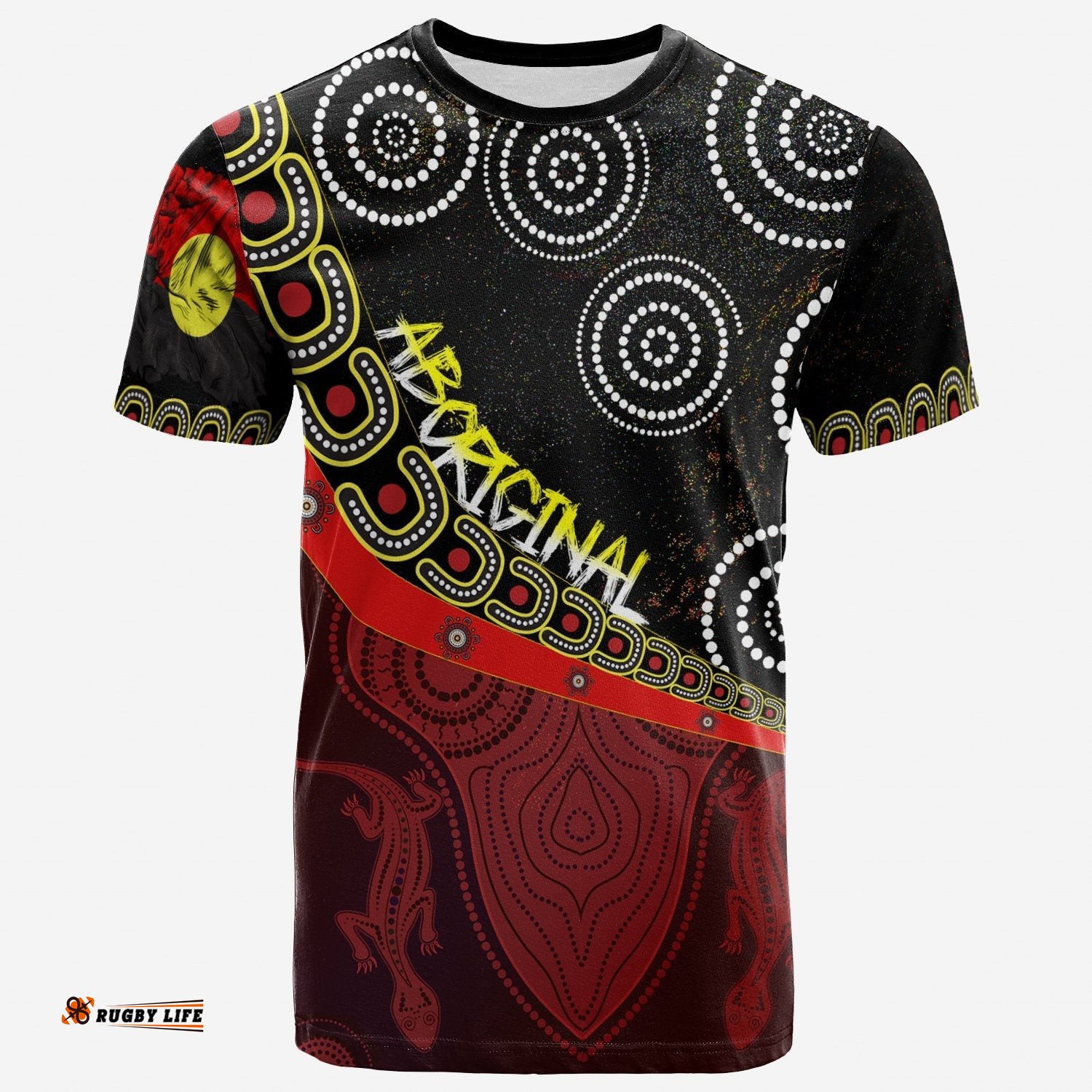 t shirts aboriginal flags dot acrylic paint style naidoc unisex