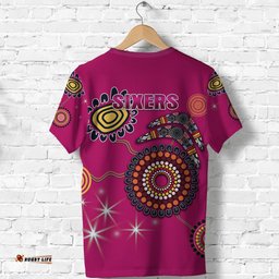 sydney t shirt sixers indigenous magenta