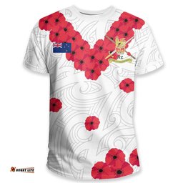 anzac t shirt new zealand army shirt