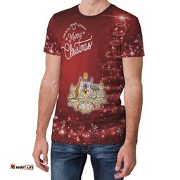 australia christmas t shirt australian coat of arms t shirt merry christmas unisex