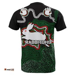 custom personalisedrabbitohs t shirt aboriginal 2