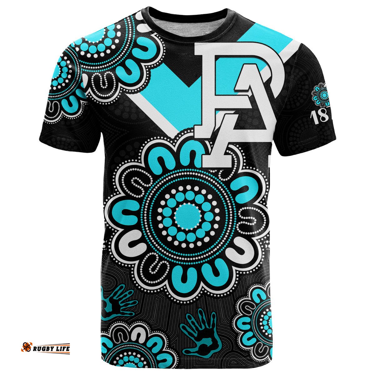 afl port adelaide power 1870 aboriginal t shirt