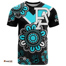 afl port adelaide power 1870 aboriginal t shirt