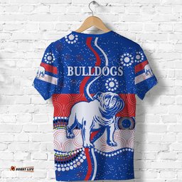 custom personalised western t shirt bulldogs unique indigenous