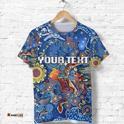 custom personalised parramatta t shirt eels indigenous naidoc vibes blue