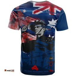anzac day t shirts we shall remember them