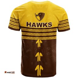 hawthorn t shirt aboriginal dot painting