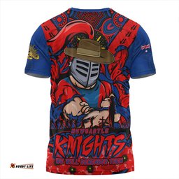 Amazing Aussie Newcastle Knights Ripped Legacy Of The Game The ANZAC Spirit Lives On T-shirt