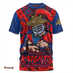Amazing Aussie Newcastle Knights Ripped Legacy Of The Game The ANZAC Spirit Lives On T-shirt