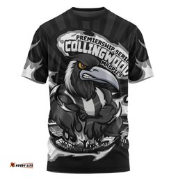 Amazing Aussie Collingwood Premiership Series Flame Edition T-shirt