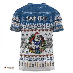 Amazing Aussie Canterbury Bankstown Bulldogs Christmas Custom Aussie Chrissie Spirit  T-shirt