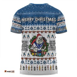 Amazing Aussie Canterbury Bankstown Bulldogs Christmas Custom Aussie Chrissie Spirit  T-shirt