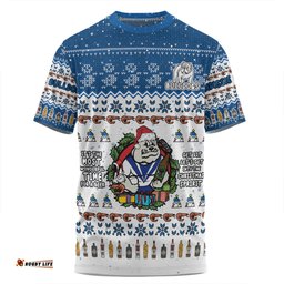 Amazing Aussie Canterbury Bankstown Bulldogs Christmas Custom Aussie Chrissie Spirit  T-shirt