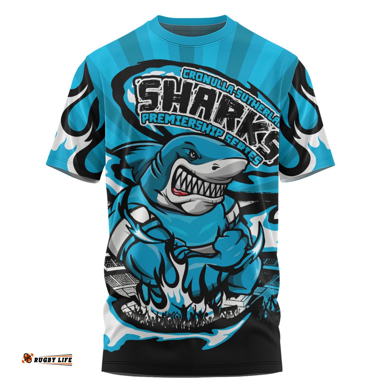 Amazing Aussie Cronulla Sutherland Sharks Premiership Series Sports Gear T-shirt