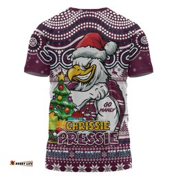 Amazing Aussie Manly Warringah Sea Eagles Aussie Ugly Christmas For Die Hard Fan Supporters T-shirt
