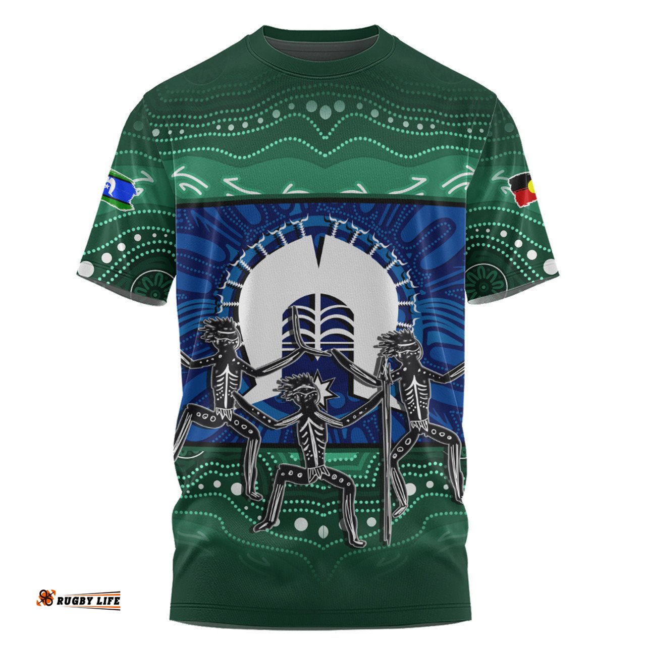 Amazing Aussie Indigenous Australian Aboriginal Torres Warrior Spirit NAIDOC Week Dance Edition T-shirt