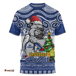 Amazing Aussie Canterbury Bankstown Bulldogs Aussie Ugly Christmas For Die Hard Fan Supporters T-shirt