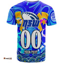 Amazing Aussie Cockroaches Team Custom Naidoc Week and Torres Strait Aboriginal Inspired Flag  T-shirt